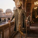 Black & Gold Regal Sherwani