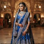 Royal Blue Bridal Lehenga
