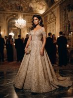 Champagne Gala Gown
